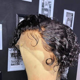 6 Inches Stunning PIXIE Short Curly Bob Lace Frontal Wig